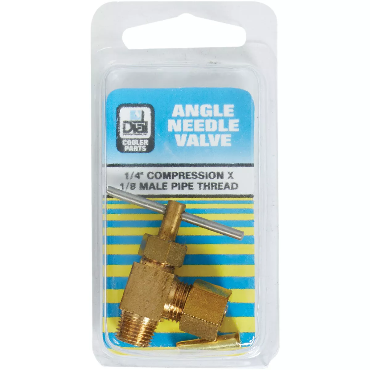 Dial 1/4 In. C X 1/8 In. MPT Needle Angle Valve - photo 2