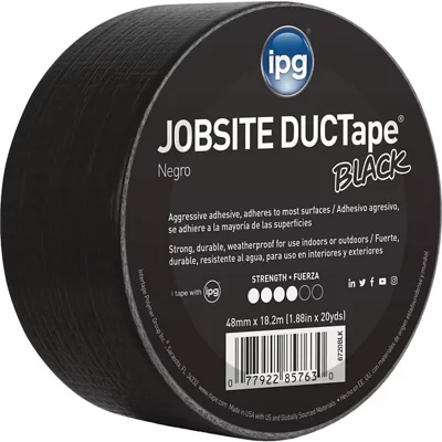 Flex 7.5 in. x 20 ft. Black Duct Tape