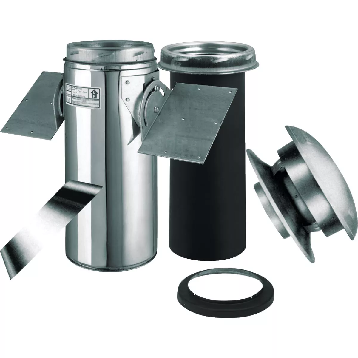 SELKIRK Sure-Temp 6 In. Stainless Steel Pitched Ceiling Chimney Support Kit - photo 2