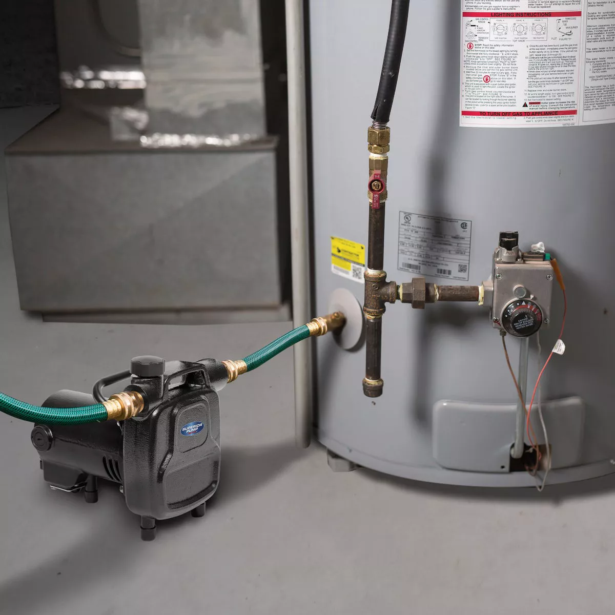 Superior Pump 1/2 HP 1500 GPH Cast Iron Utility Pump - photo 6