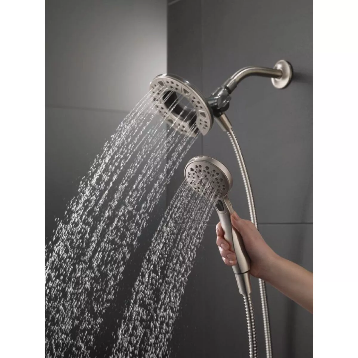 Delta In2ition 5-Spray 1.75GPM Two-In-One Shower, Chrome - photo 5