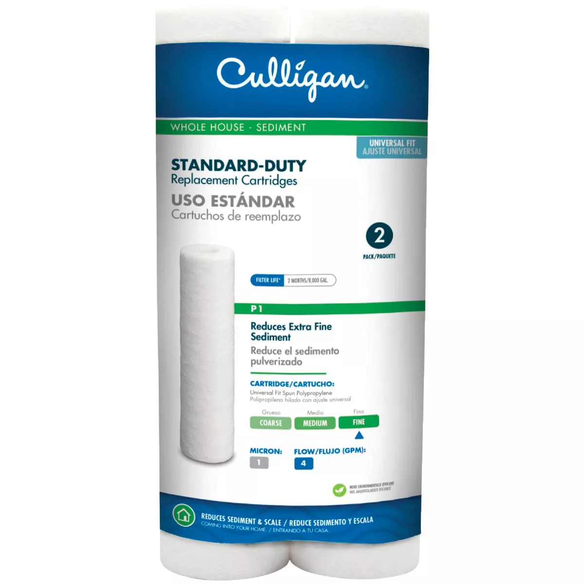 P1 Culligan Whole House Water Filter Cartridge (2-Pack) - photo 2