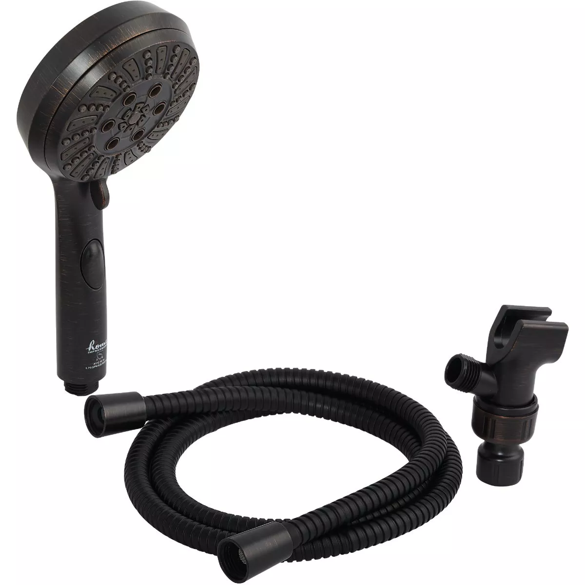 Home Impressions 6-Spray 1.8 GPM Handheld Shower Head, Oil-Rubbed Bronze - photo 3