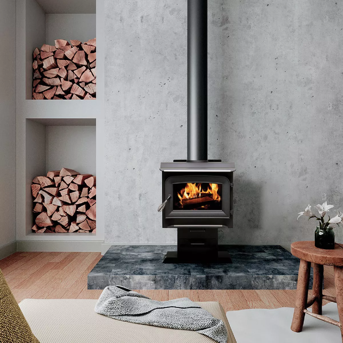US Stove Ashley Hearth Products 1,200 Sq. Ft. Wood Stove - photo 3