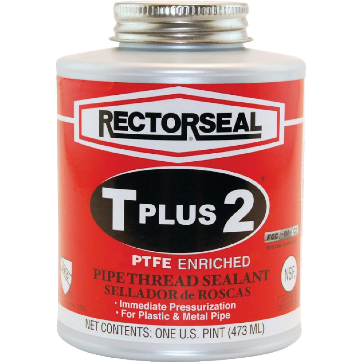 Rectorseal T Plus 16 Oz. White Pipe Thread Sealant with PTFE Do it Best