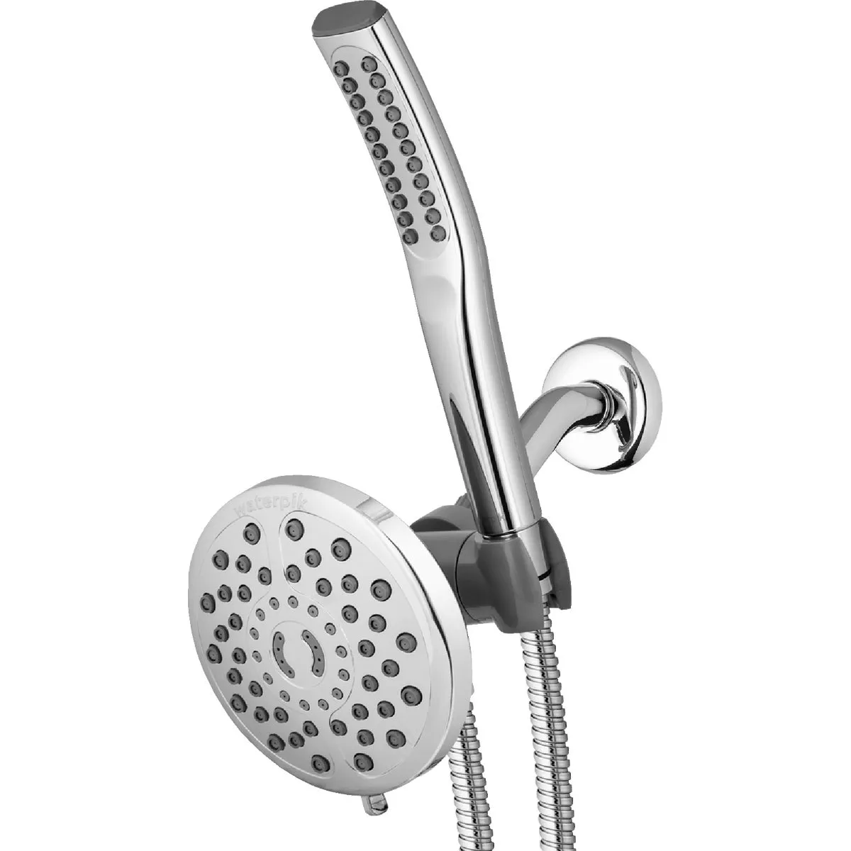 Waterpik PowerWand Spa System with PowerPulse Massage 7-Spray 1.8 GPM Handheld Shower, Chrome