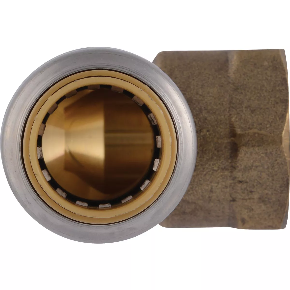 SharkBite 1/2 In. x 1/2 In. Push-to-Connect Brass Elbow (1/4 Bend) - photo 2