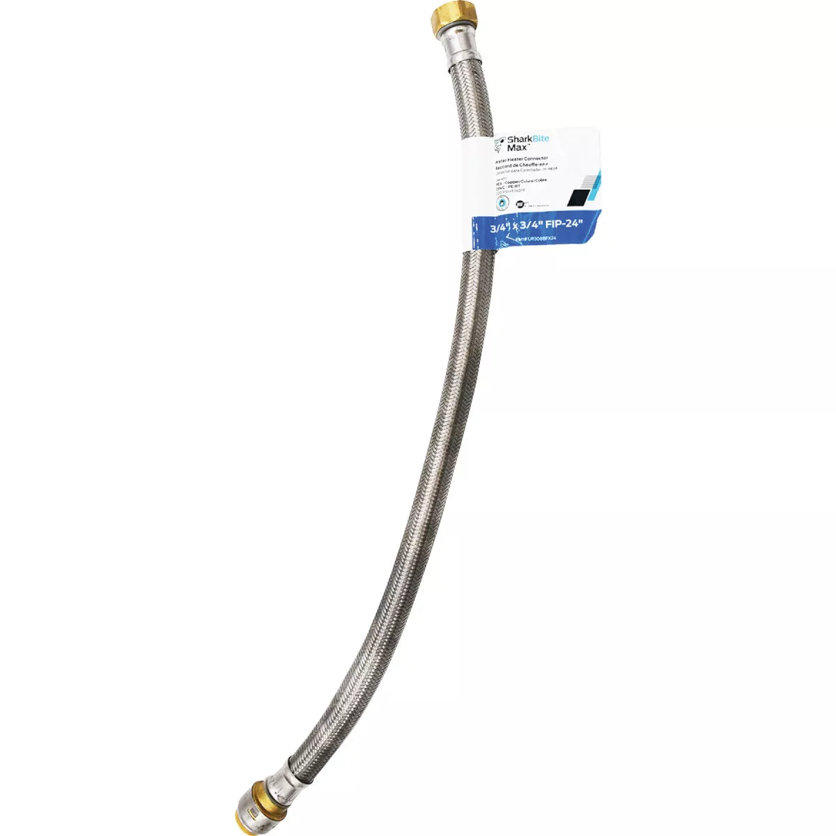 SharkBite 3/4 In. SB X 3/4 In. FIP X 24 In. L Braided Flexible Water Heater Connector - photo 2