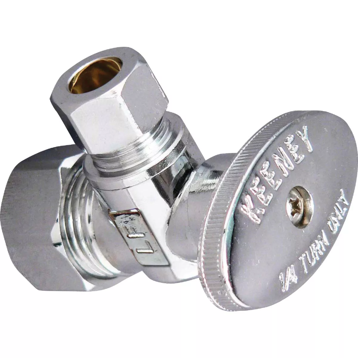 Plumb Pak 5/8 In. Coarse Thread Inlet by 3/8 In. OD out Quarter Turn Angle Valve