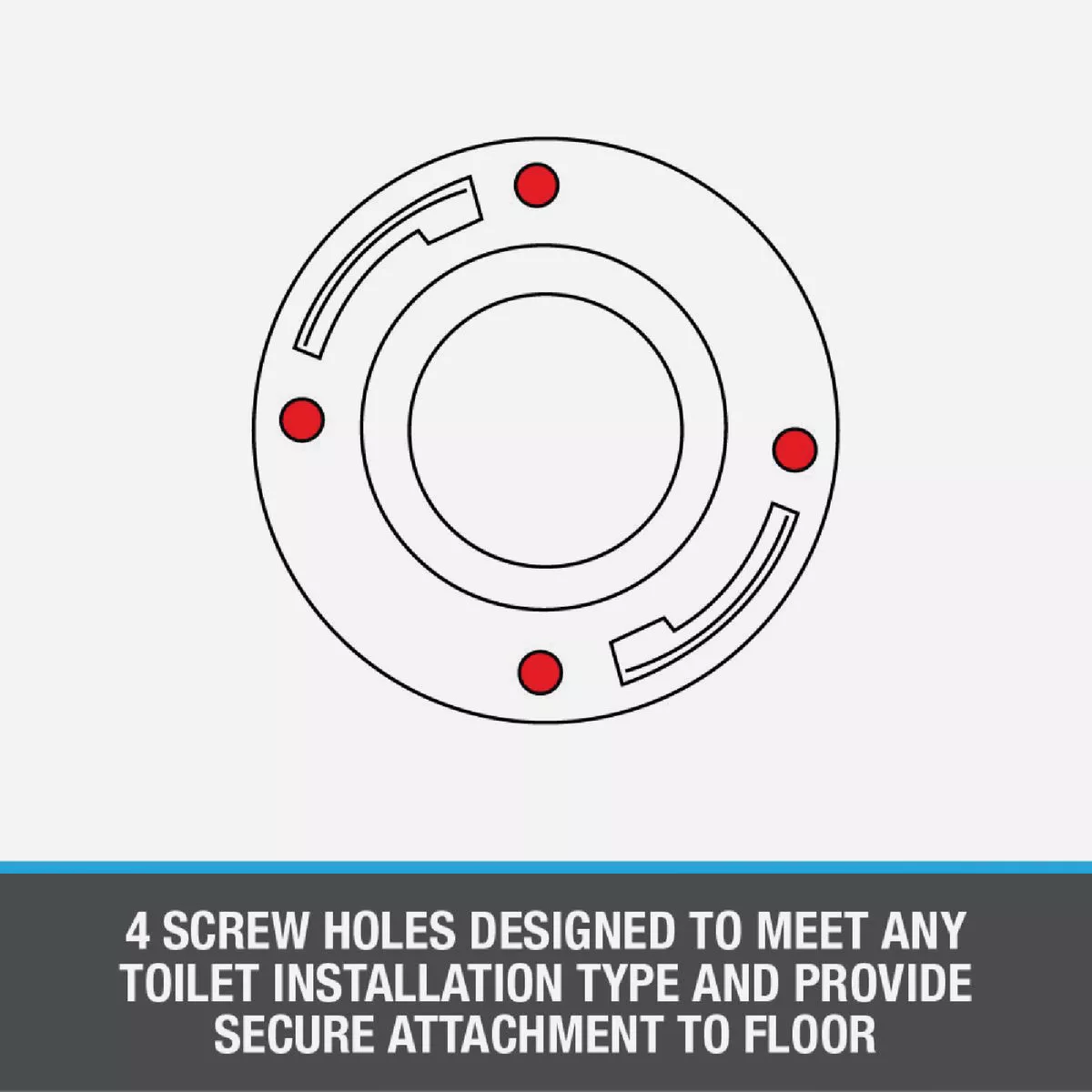 Oatey 3 In. Schedule 40 DWV Level-Fit PVC Closet Flange - photo 5