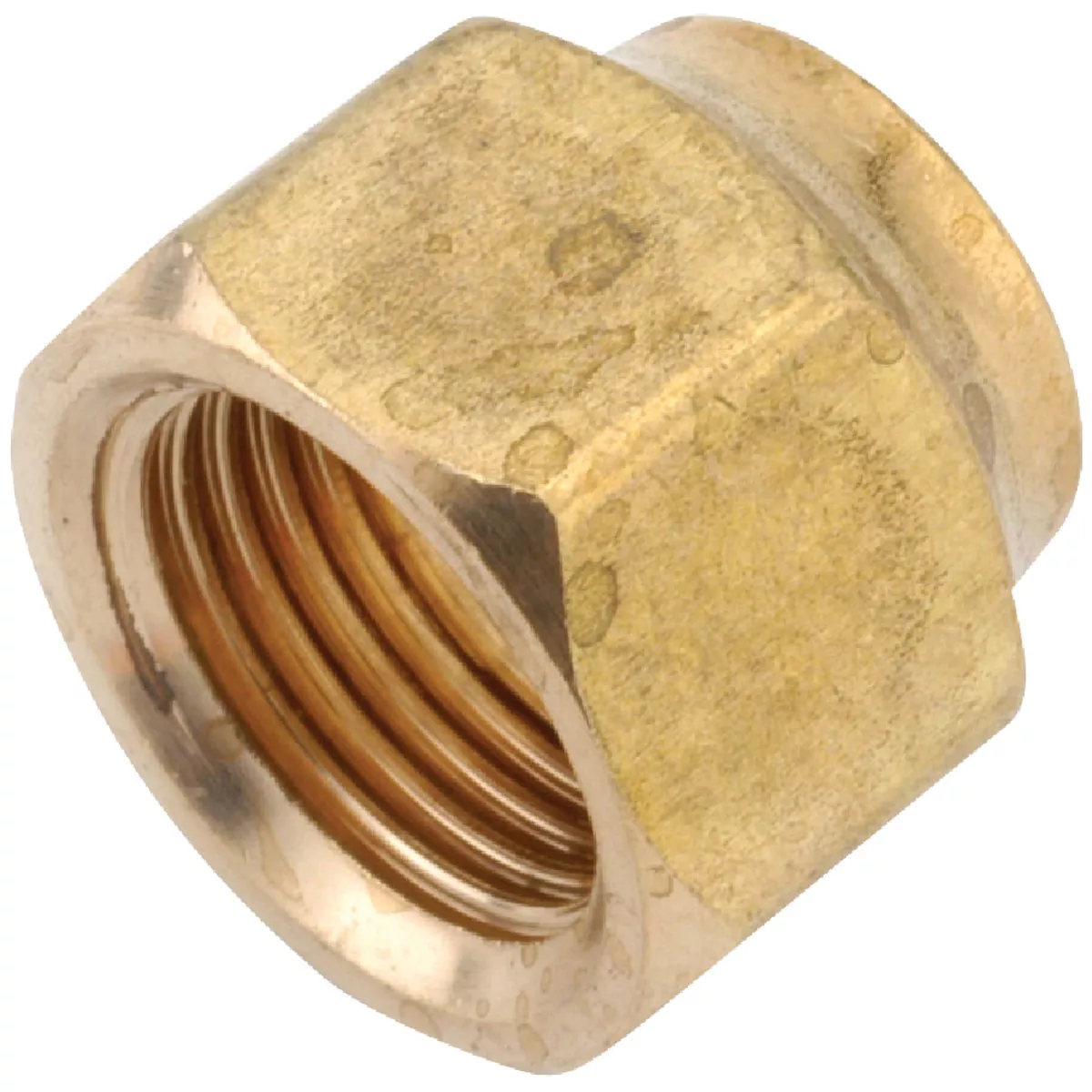 Anderson Metals 3/8 In. x 1/4 In. Brass Flare Reducing Nut