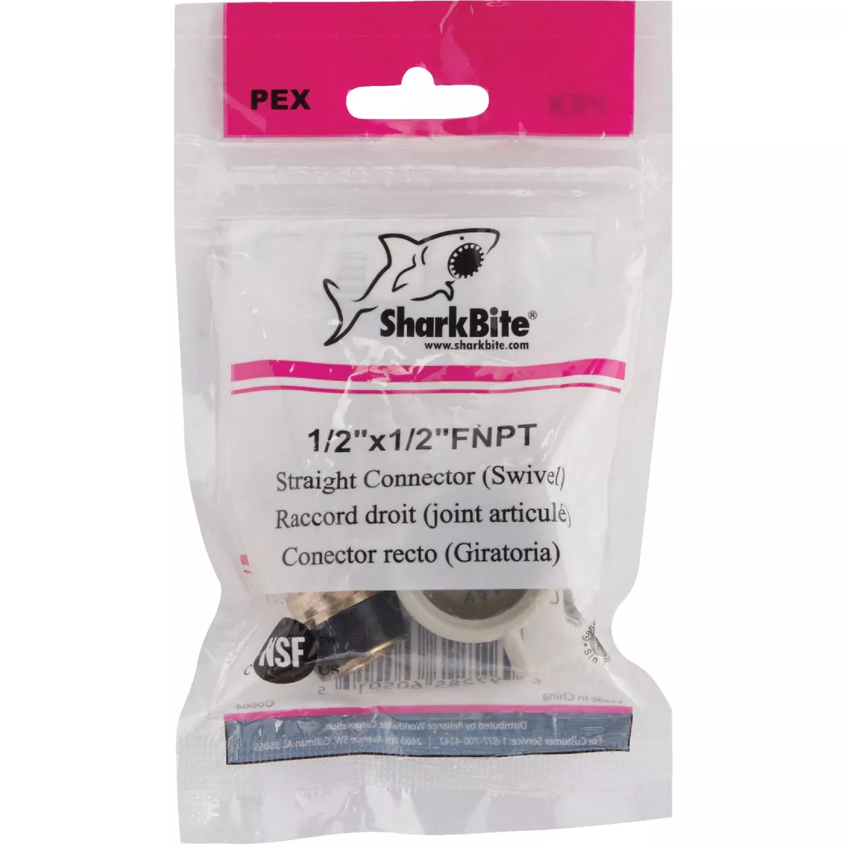 SharkBite 1/2 In. Barb x 1/2 In. FPT Brass PEX Adapter - photo 2
