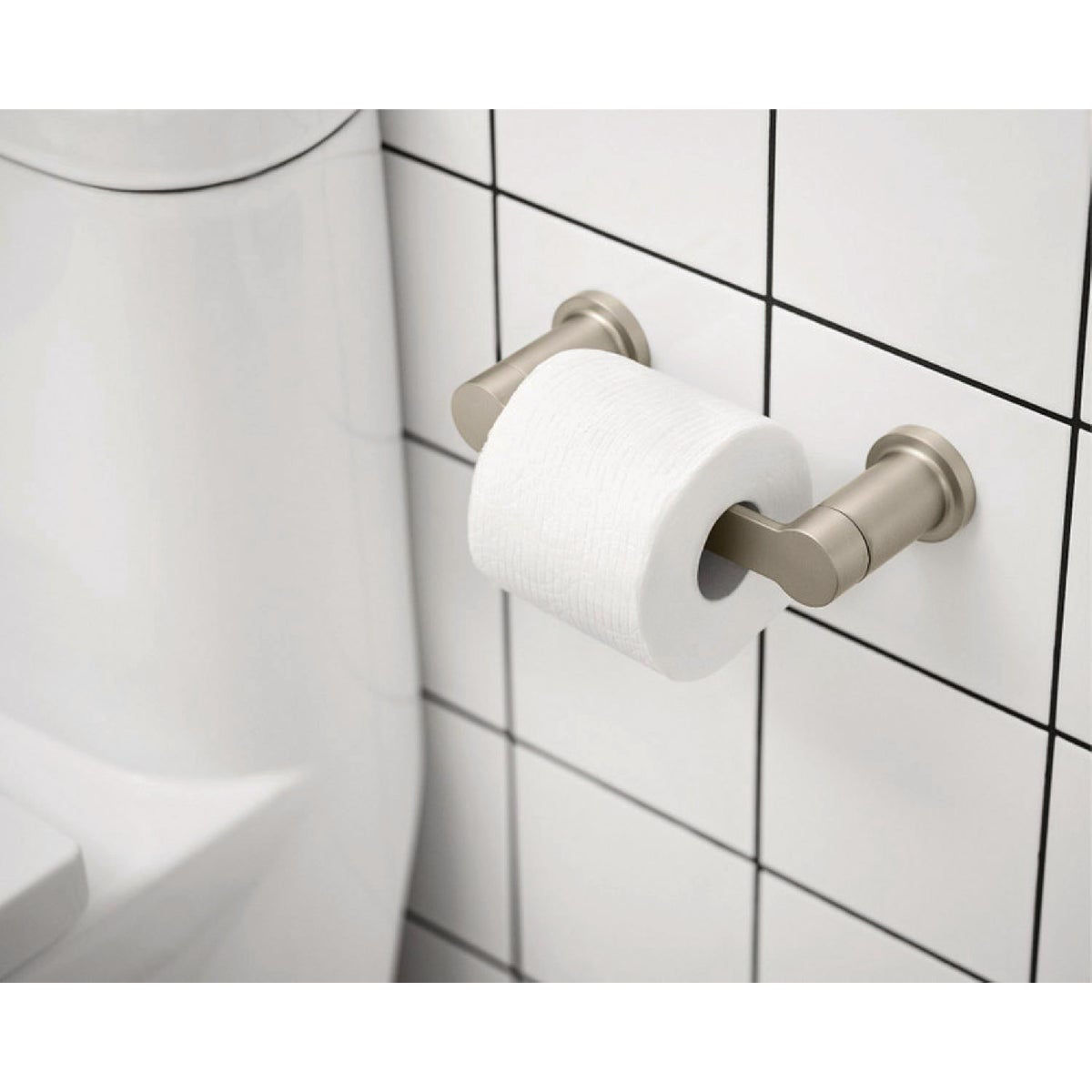 Moen Rinza Brushed Nickel Wall Mount Toilet Paper Holder