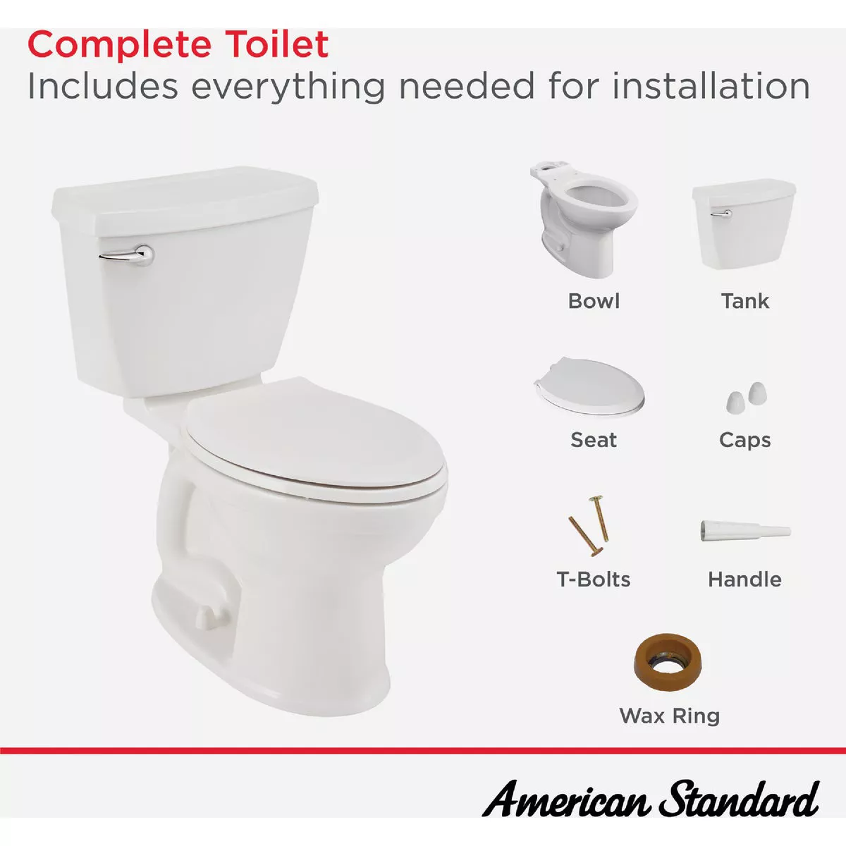 American Standard Champion 4 Right Height White Elongated Bowl 1.6 GPF Toilet - photo 6