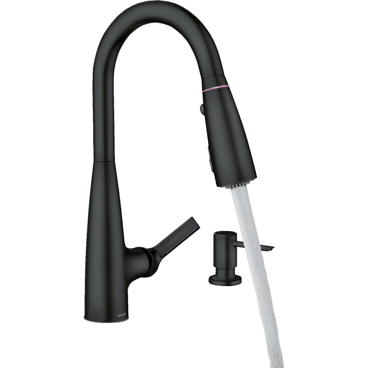 Moen Haelyn 2-Handle Pull-Down Kitchen Faucet with ColorCue, Matte ...
