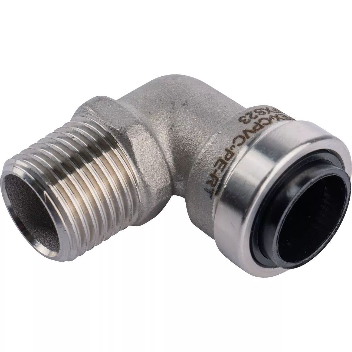 QuickFitting 1/2 In. Push-to-Connect x 1/2 In. MNPT Stainless Steel 90-Degree Elbow - photo 5