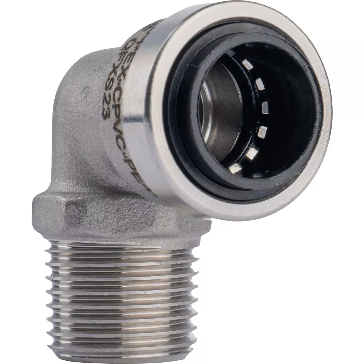 QuickFitting 1/2 In. Push-to-Connect x 1/2 In. MNPT Stainless Steel 90-Degree Elbow - photo 6