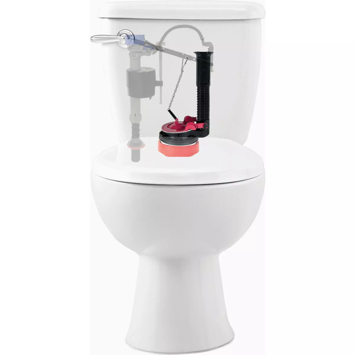 Fluidmaster Universal Flush Valve Repair Kit for 3 In. HET Toilet - photo 3