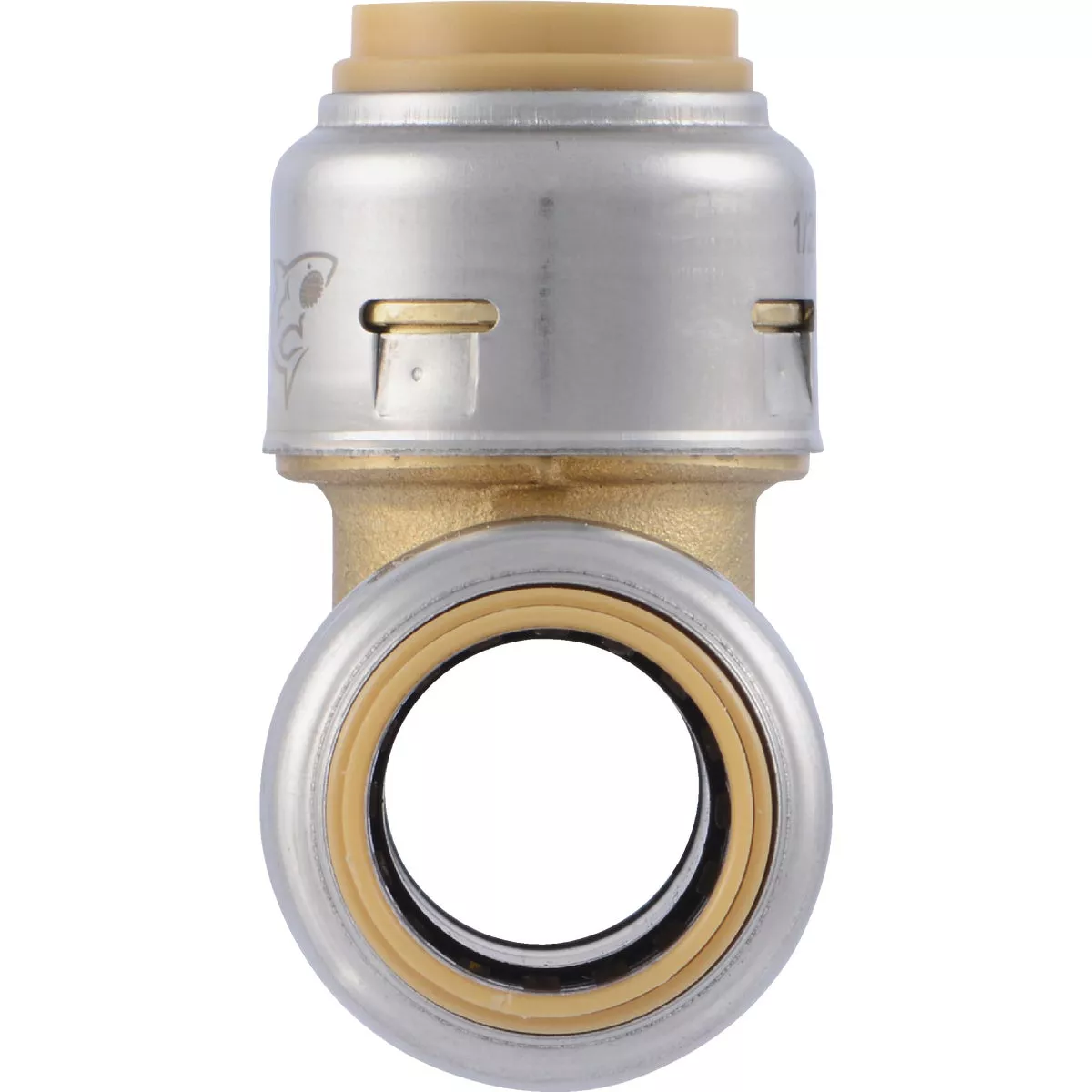SharkBite 1/2 In. x 1/2 In. x 1/2 In. Brass Push-to-Connect Tee (4-Pack) - photo 2