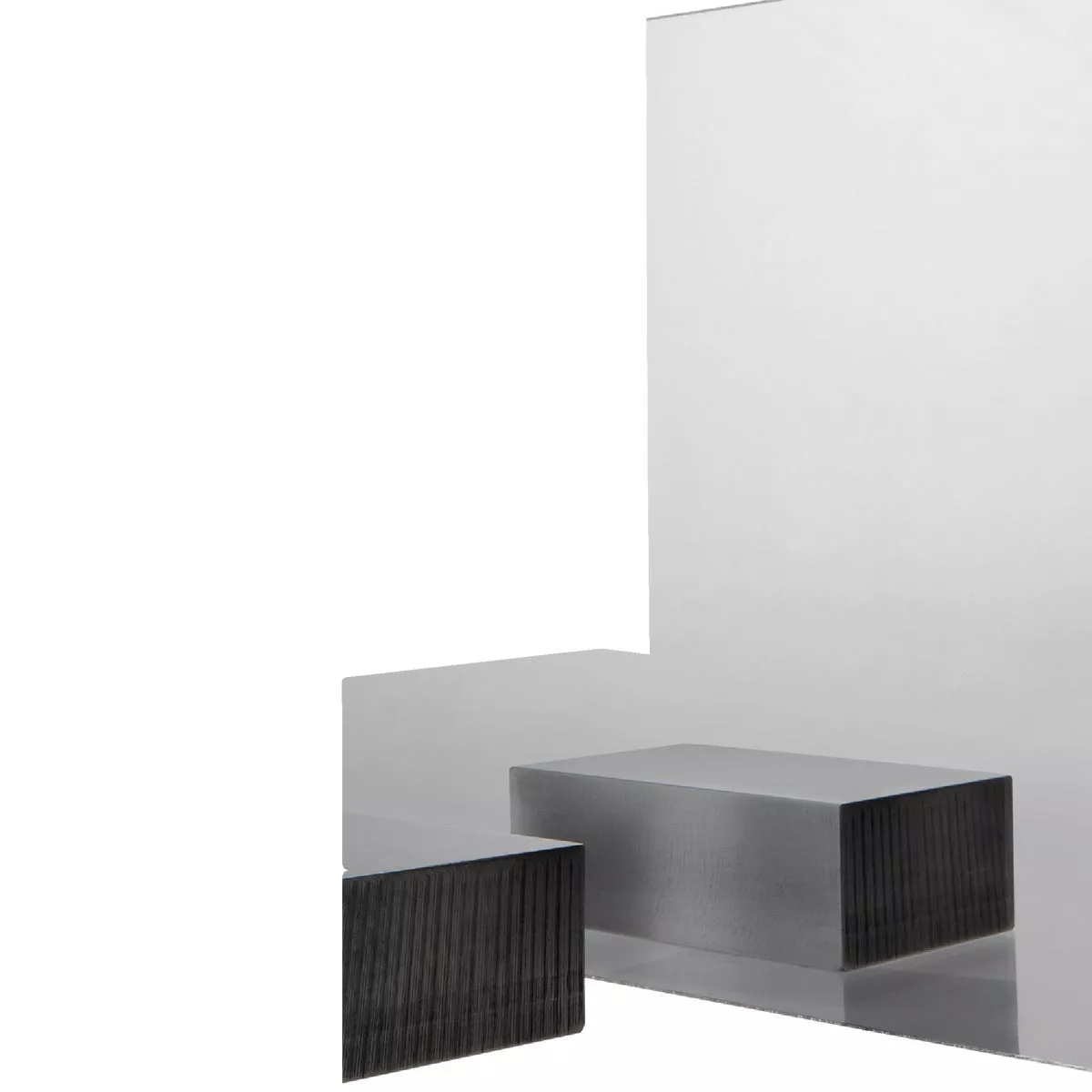 Plaskolite 48" x 96" x .118 (1/8") Mirrored Acrylic Sheet