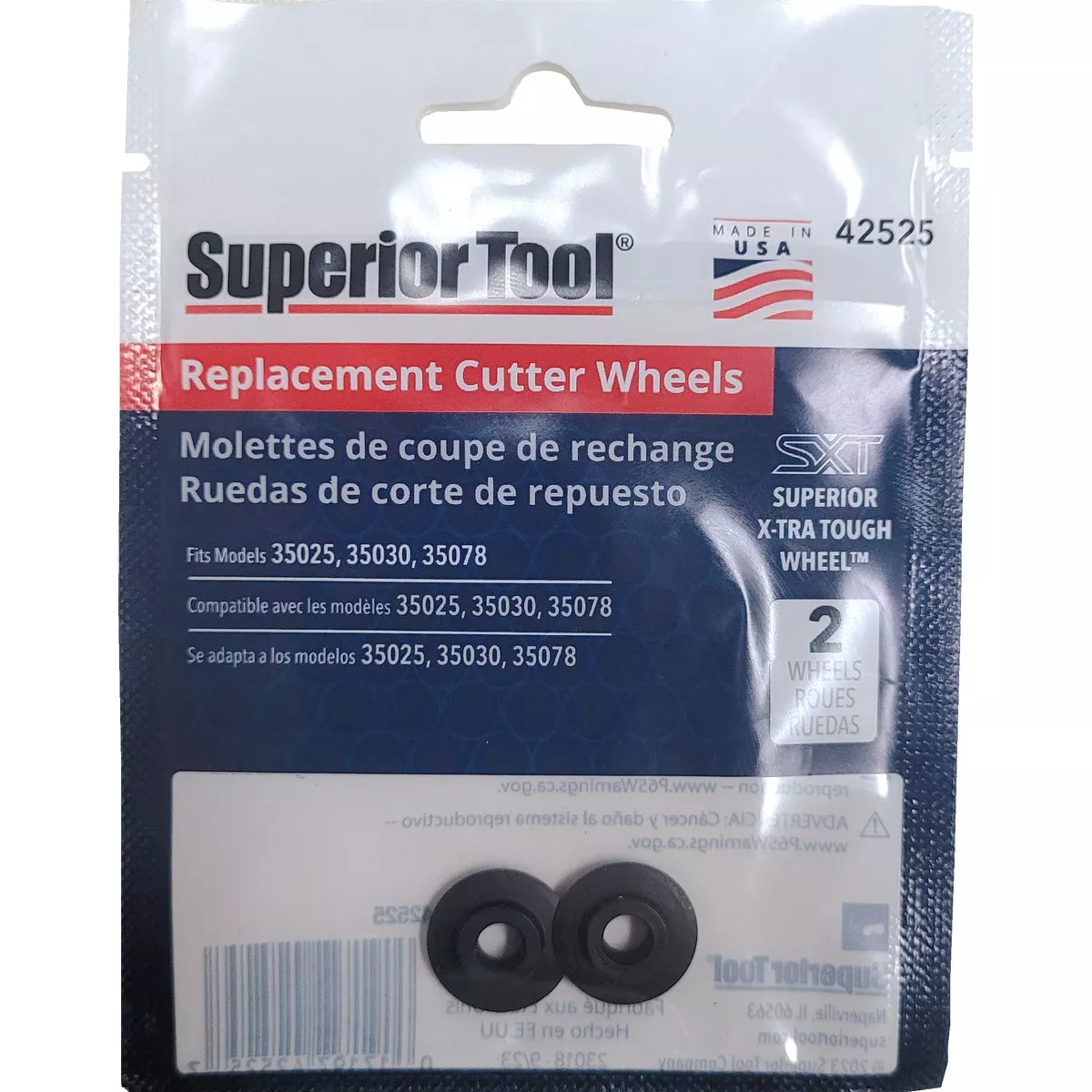 Superior Tool Replacement Cutter Wheel (2-Piece) - photo 2