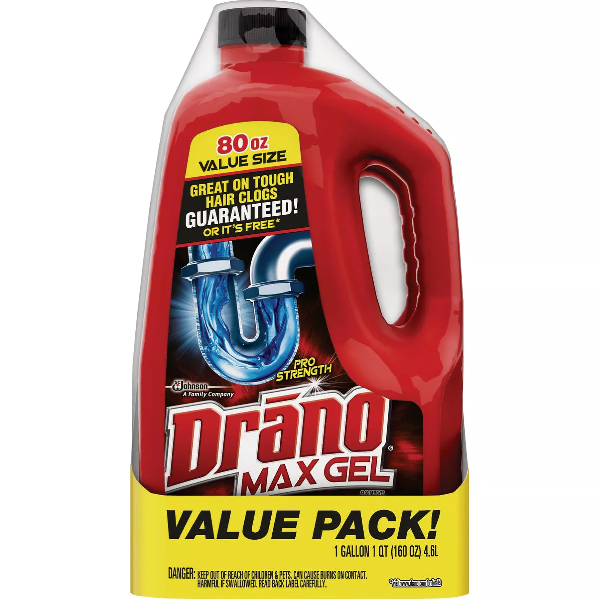 Drano 80 Oz. Max Gel Clog Remover (2-Pack) - photo 2