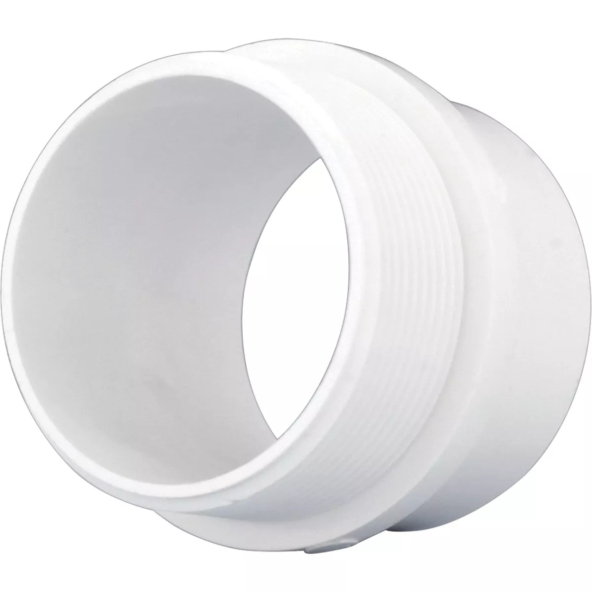 Charlotte Pipe 1-1/2 In. SPG x 1-1/4 In. MIP Schedule 40 DWV PVC Adapter