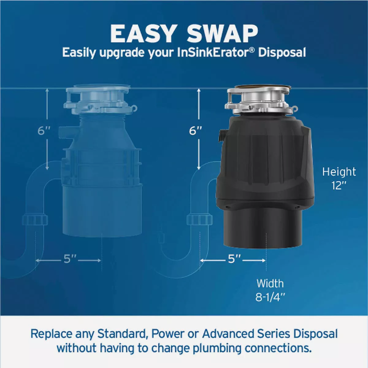 Insinkerator Power 1 HP Garbage Disposer, 7 Year Warranty - photo 4