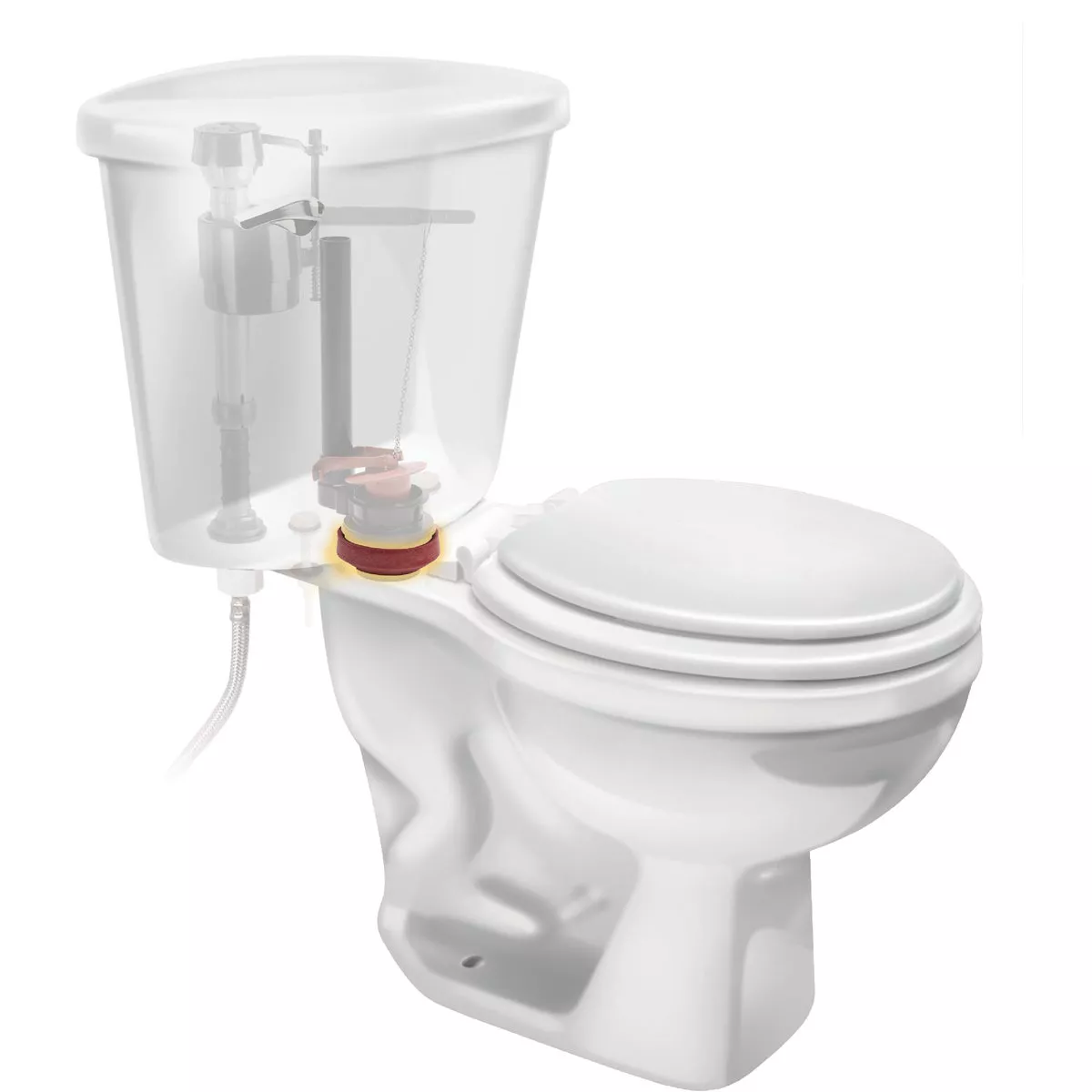 Fluidmaster Close-Coupled Toilet Tank To Bowl Gasket - photo 4