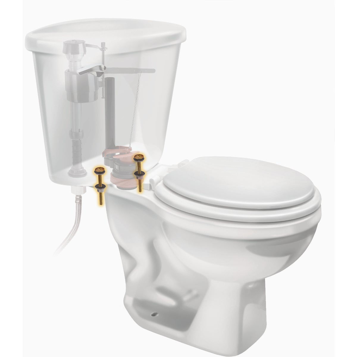 Fluidmaster Toilet TanktoBowl Tank Bolts Kit (2Pack) Do it Best