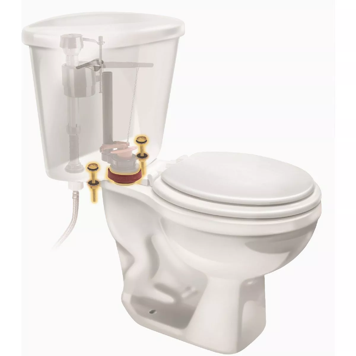 Fluidmaster Toilet Bolts and Tank To Bowl Gasket Kit - photo 3