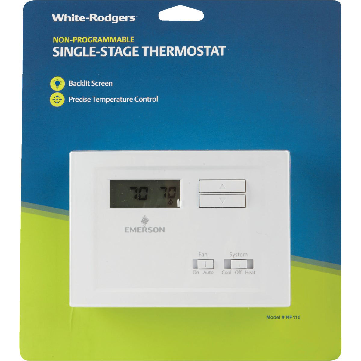 White Rodgers Non-Programmable White Digital Thermostat | Do it Best