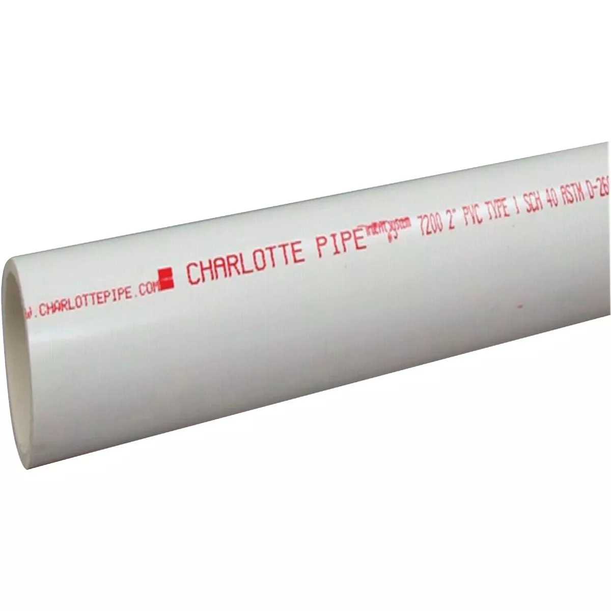Charlotte Pipe 3 In. x 10 Ft. Schedule 40 PVC DWV/Pressure Dual Rated Pipe