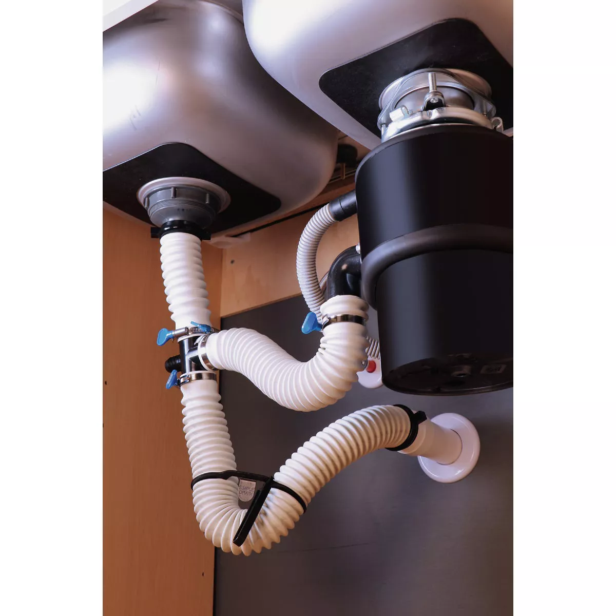 Simple Drain Double Basin Self-Plunging Sink Drain Trap Repair Kit - photo 3