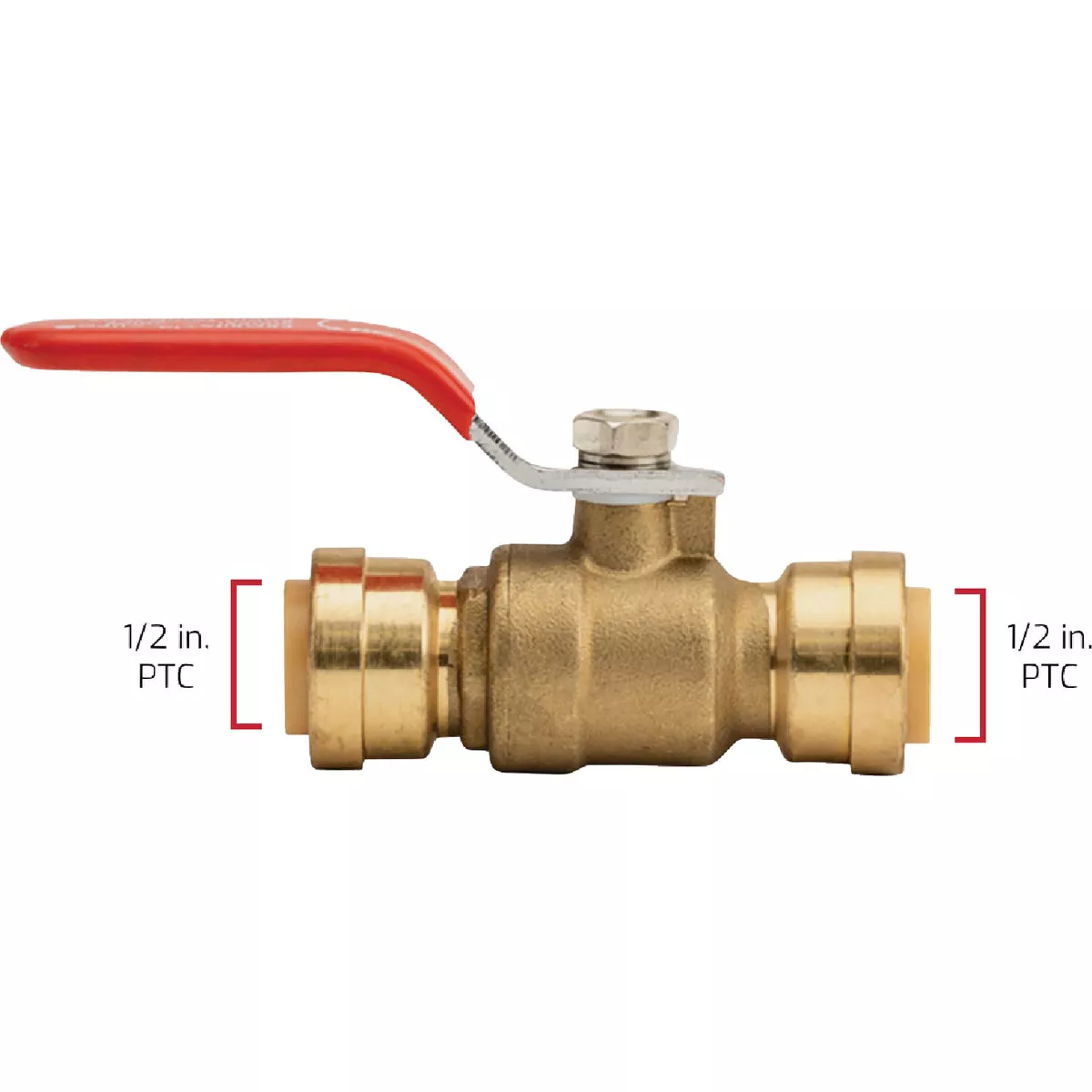 QuickFitting 1/2 In. Push-to-Connect Brass Full Port Ball Valve - photo 5
