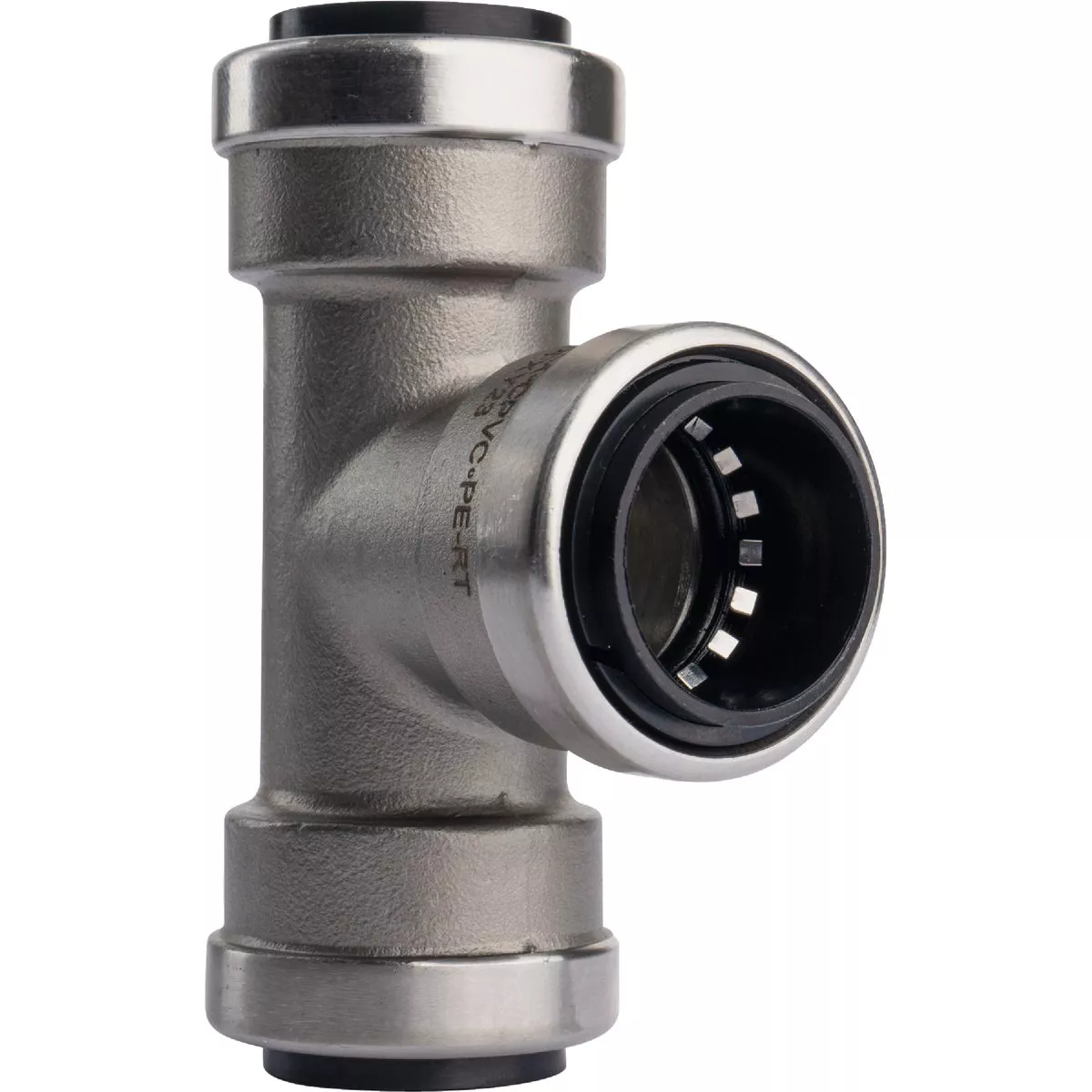 QuickFitting 3/4 In. x 3/4 In. x 3/4 In. Push-to-Connect Stainless Steel Tee - photo 4