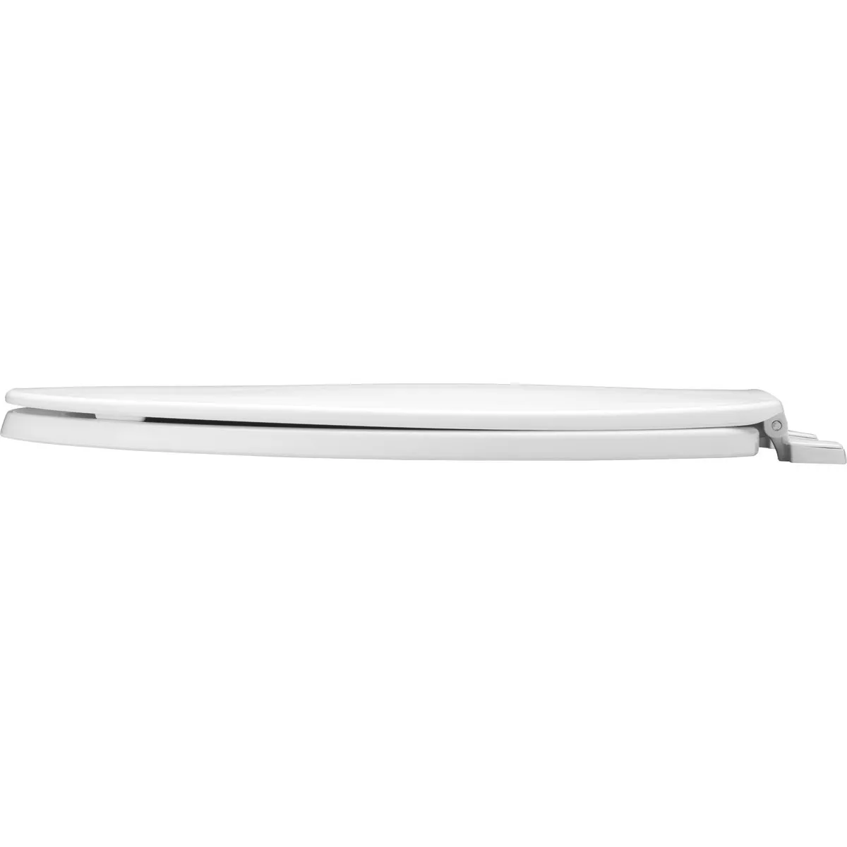 Bemis Elongated White Plastic Closed Front Toilet Seat - photo 3