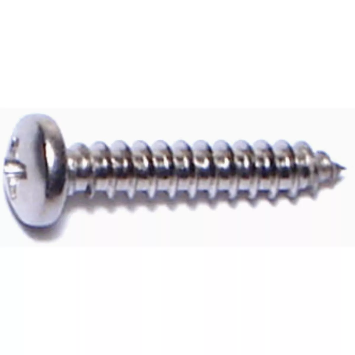 Midwest Fastener #4 x 5/8 In. 18-8 Stainless Steel Phillips Pan Head Sheet Metal Screws (100 Ct.)-