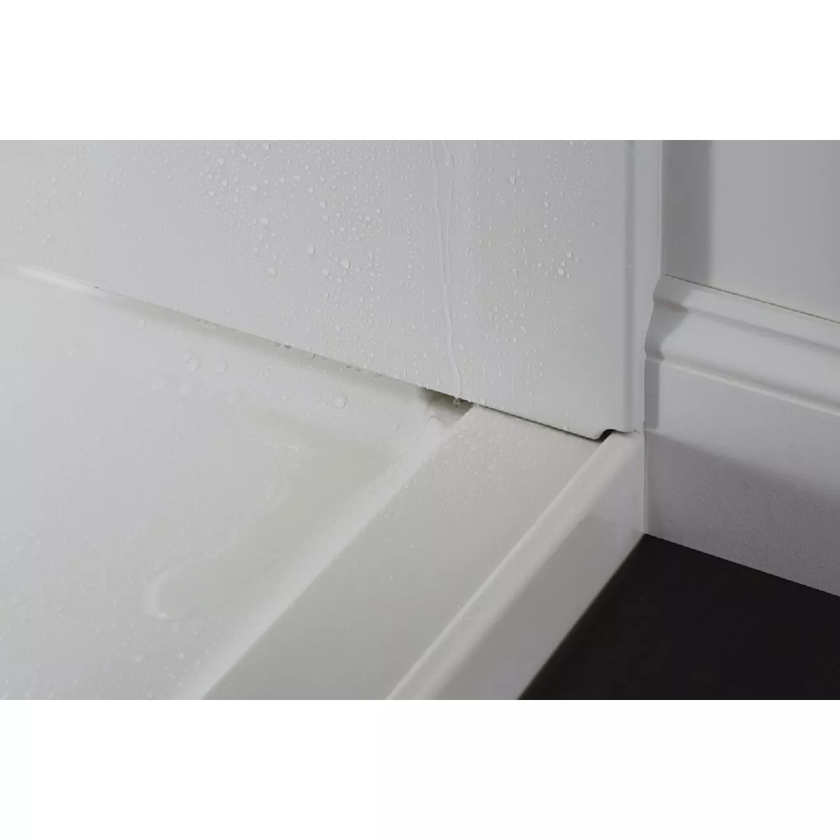 Sterling GUARD+ 36 In. W x 34 In. D Center Drain Shower Pan, White - photo 2