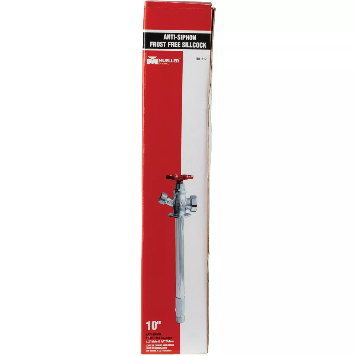 ProLine Chrome Plated Brass 1/2 In. MIP x 3/4 In. MHT Anti-Siphon 10 In. Frost Free Sillcock - photo 2