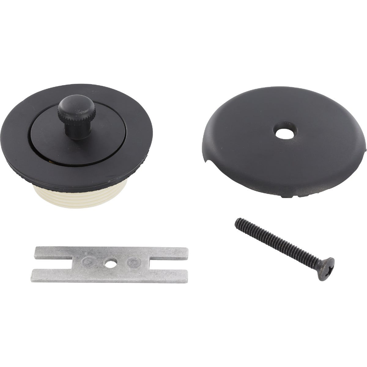 Danco Universal Matte Black Lift 'N Turn Tub Drain Trim Kit with Overflow Do it Best