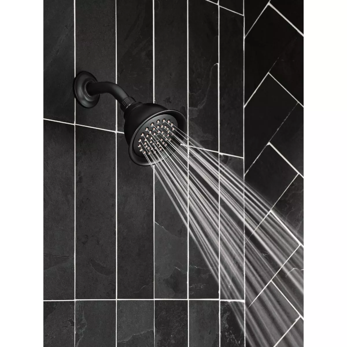 Moen Banbury Posi-Temp 1-Handle Lever Tub and Shower Faucet, Matte Black - photo 4