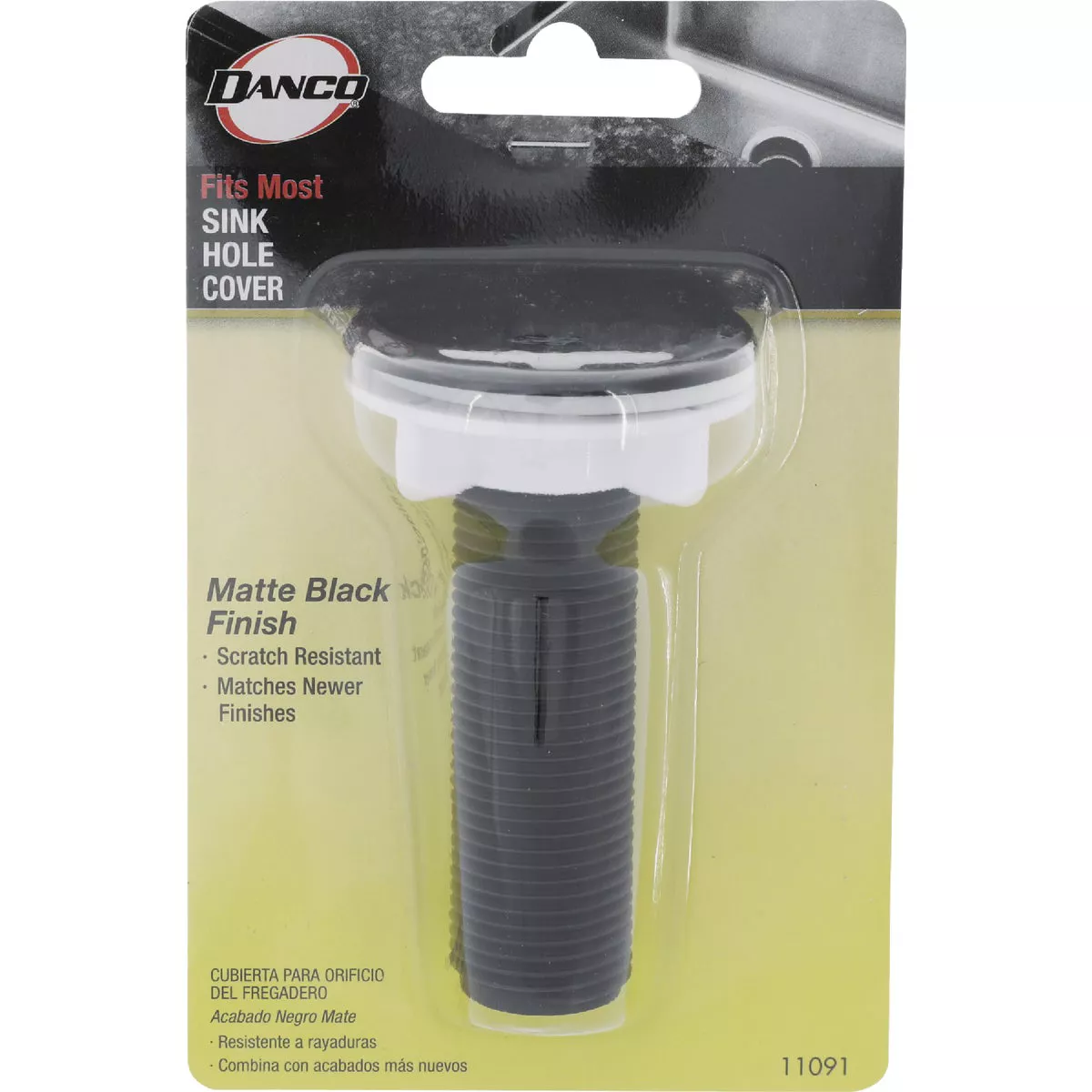 Danco Matte Black 1-3/4 In. Sink Hole Cover - photo 2