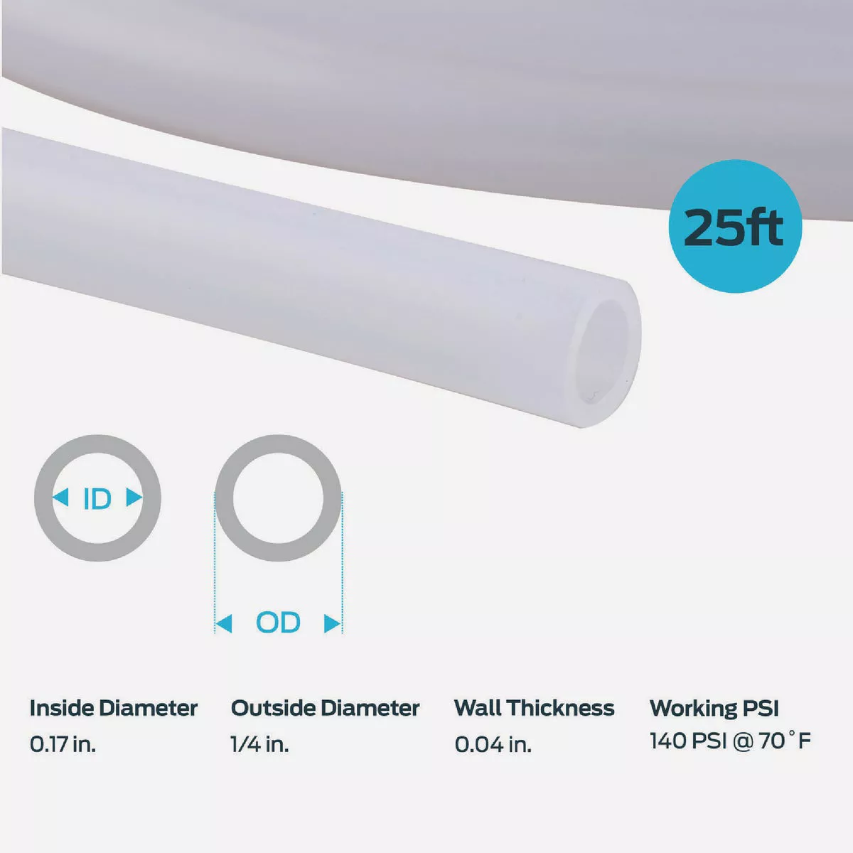 EZ-Flo 1/16 In. ID x 1/4 In. OD x 25 Ft. L. Polyethylene Tubing - photo 7