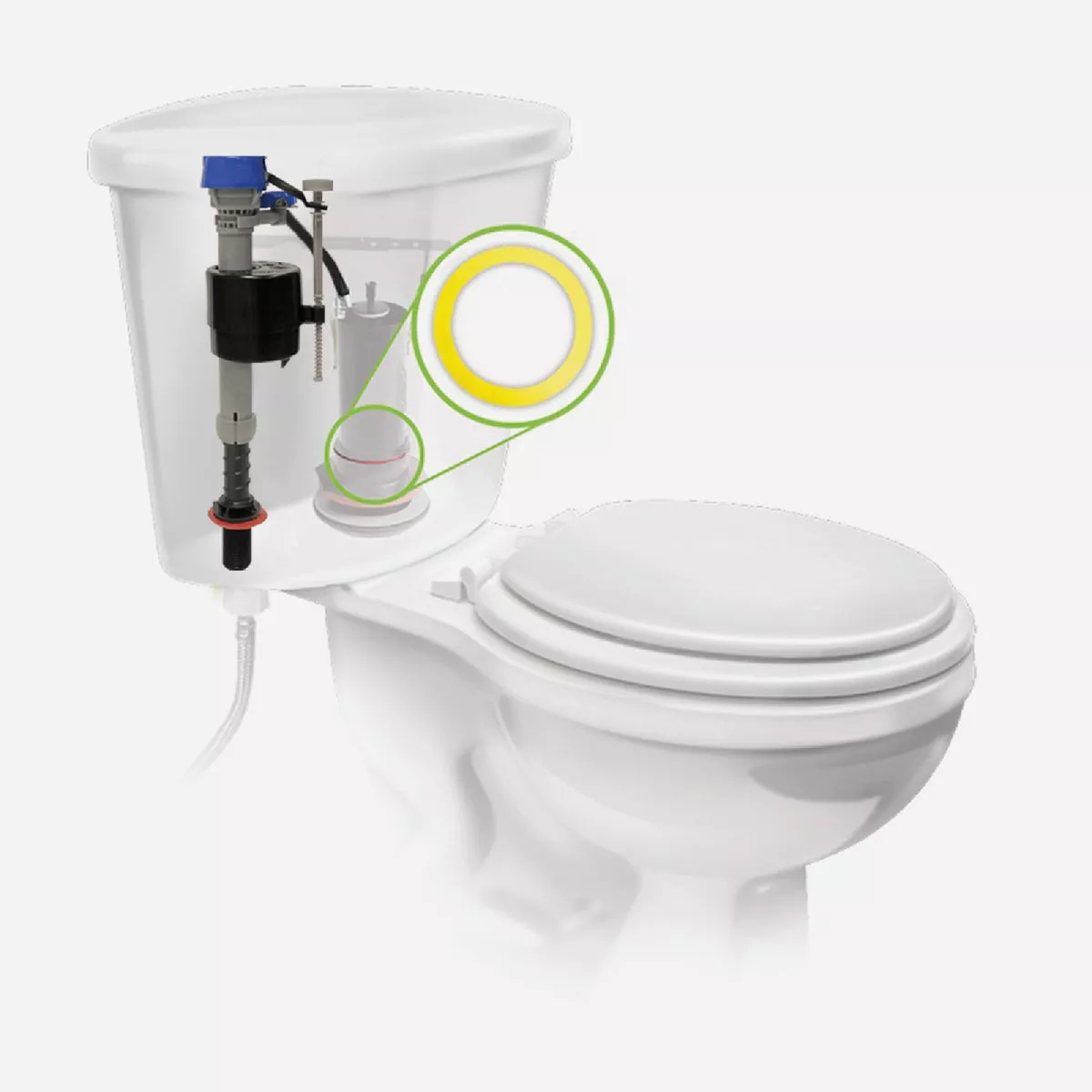 Fluidmaster Standard Replacement Flush Valve Seal Kohler and American Standard - photo 5