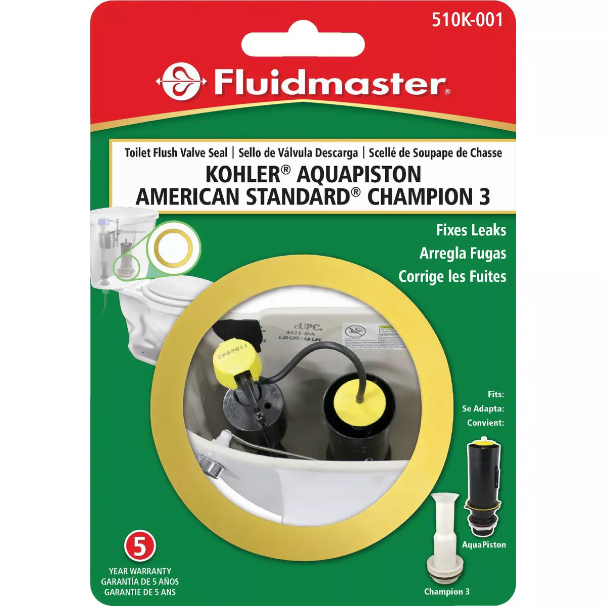Fluidmaster Standard Replacement Flush Valve Seal Kohler and American Standard - photo 2