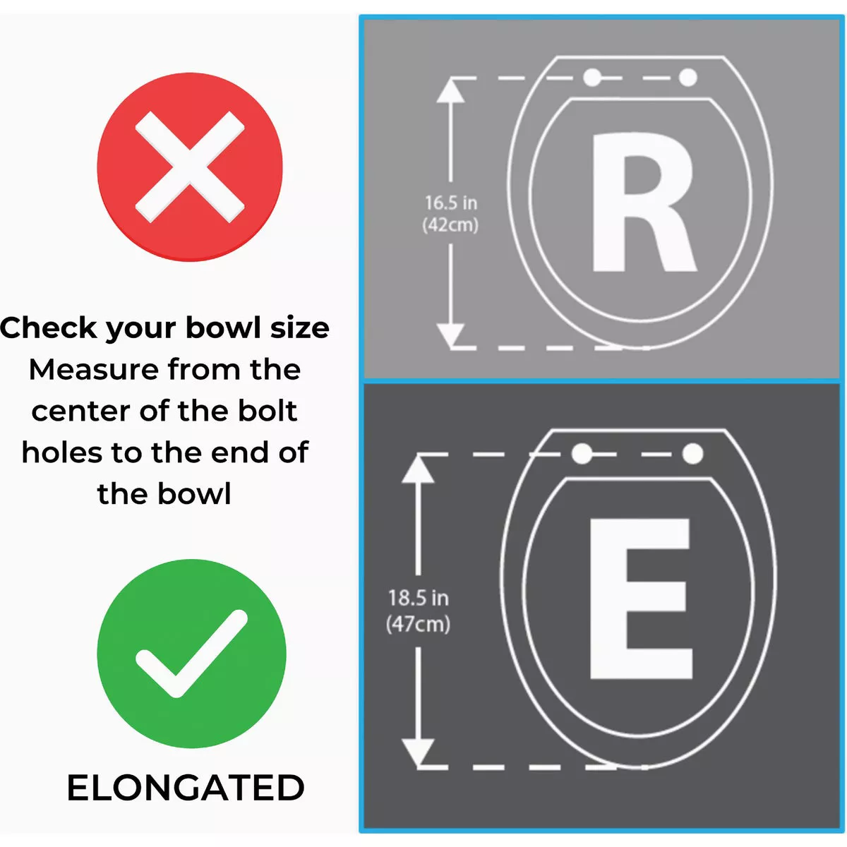 Centoco Elongated Closed Front White Plastic Standard Toilet Seat - photo 3