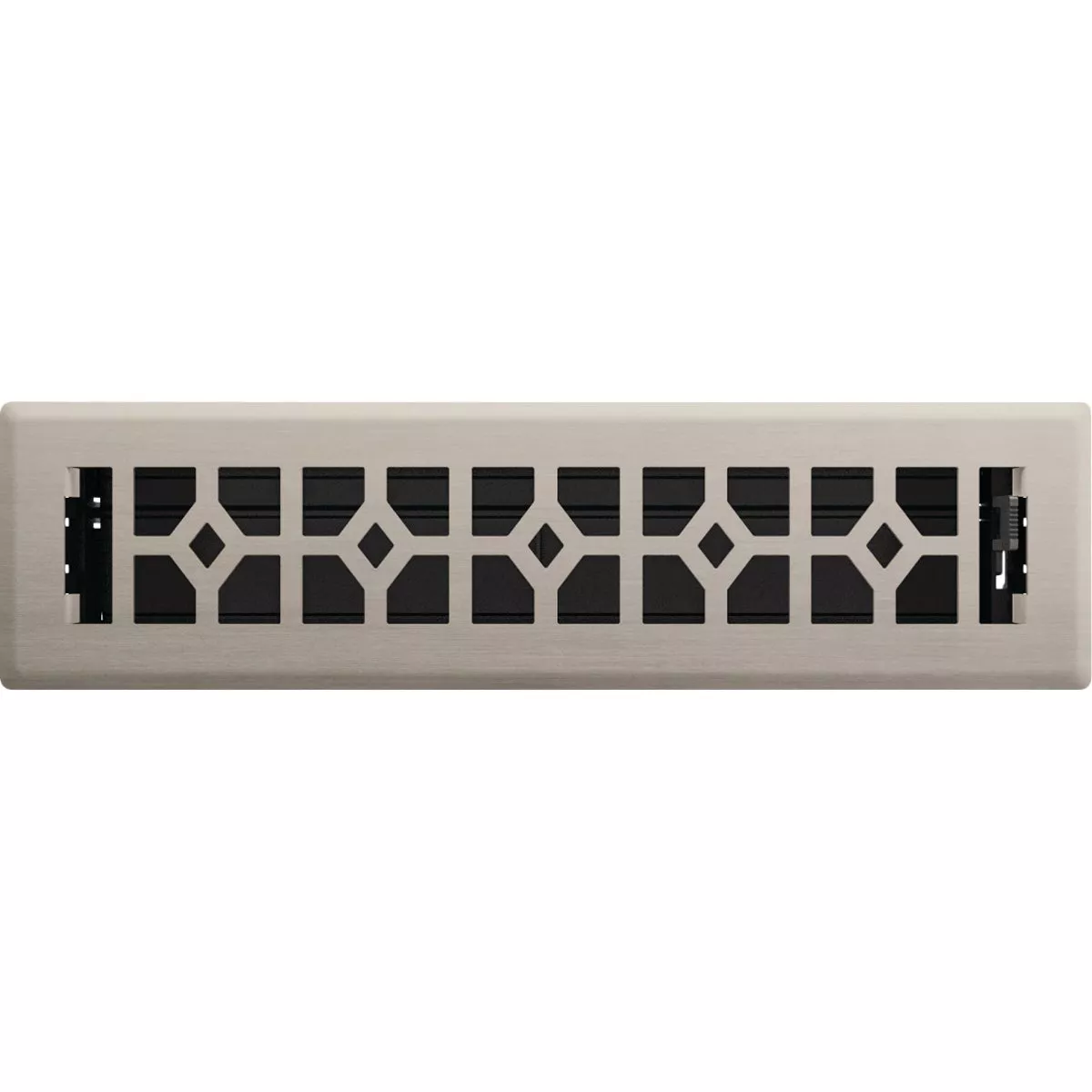Imperial Templar 2-1/2 In. x 12 In. Brushed Nickel Steel Floor Register