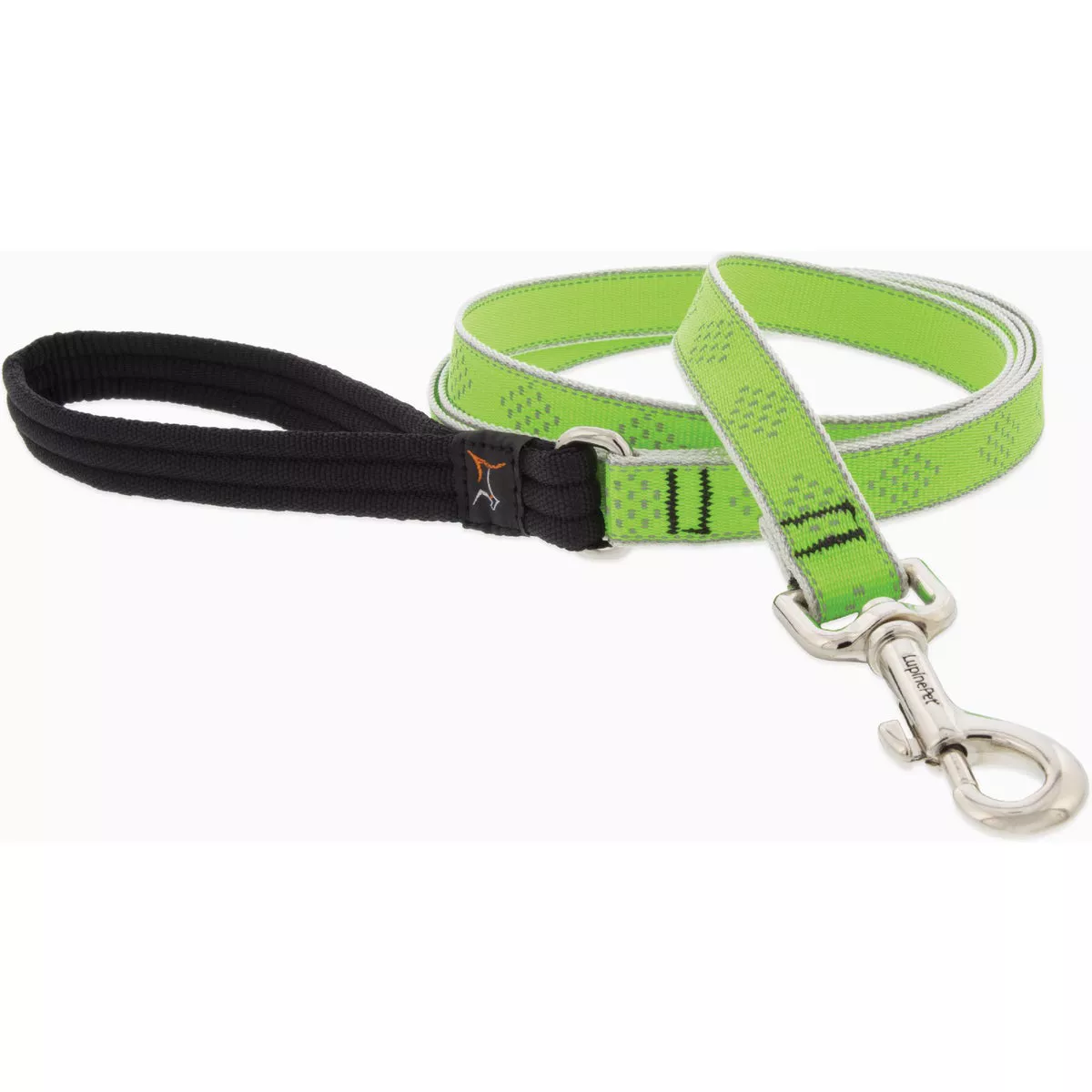 Lupine 3/4 In. x 6 Ft. Reflective Small to Medium Dog Green Diamond Dog Leash