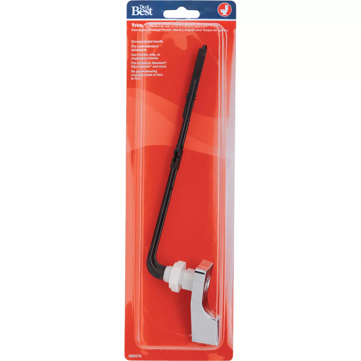 Do it Best Tank Master Chrome Tank Lever with Plastic Arm - photo 2